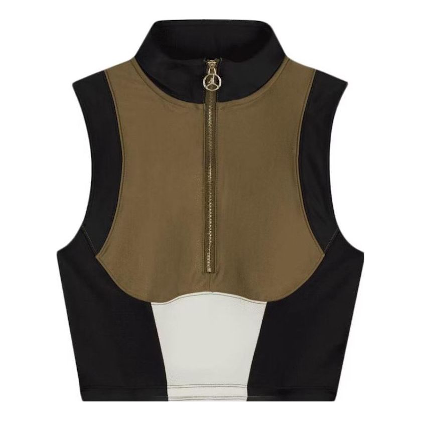 (WMNS) Air Jordan x Aleali May Cropped Top 'Medium Olive' DJ0627-222