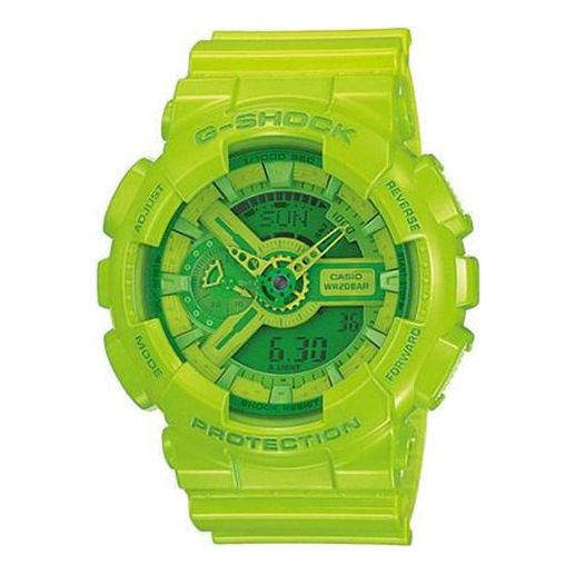 CASIO G-Shock Analog-Digital 'Green' GA-110B-3D