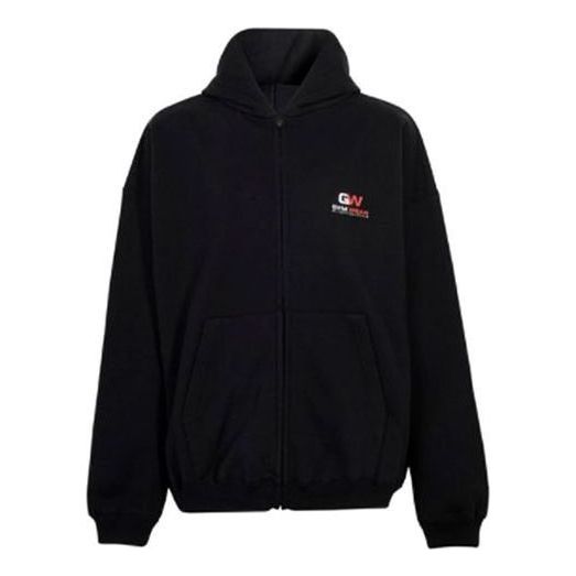 Balenciaga Gym Wear Hoodie 'Black' 620974T1VD41000