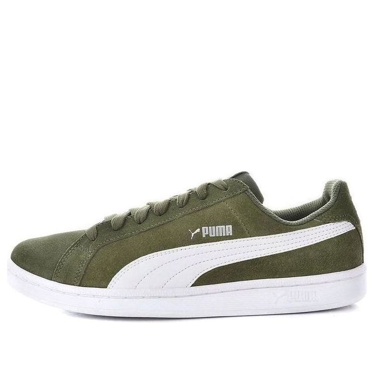 PUMA Smash Suede Low-Top Sneakers Green 361730-21