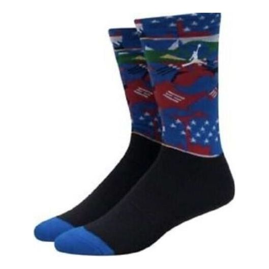 Air Jordan Jumpman 9 Low Crew 'Royal Blue Black Socks' 806411-010