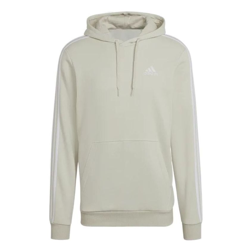 adidas Fleece 3-Stripes Hoodie 'Beige' HL2265