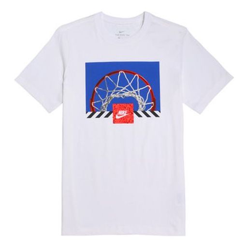 Men's Nike Printing Short Sleeve White T-Shirt CU7639-100