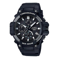 CASIO Waterproof Mens Navy Blue Analog MCW-110H-1A