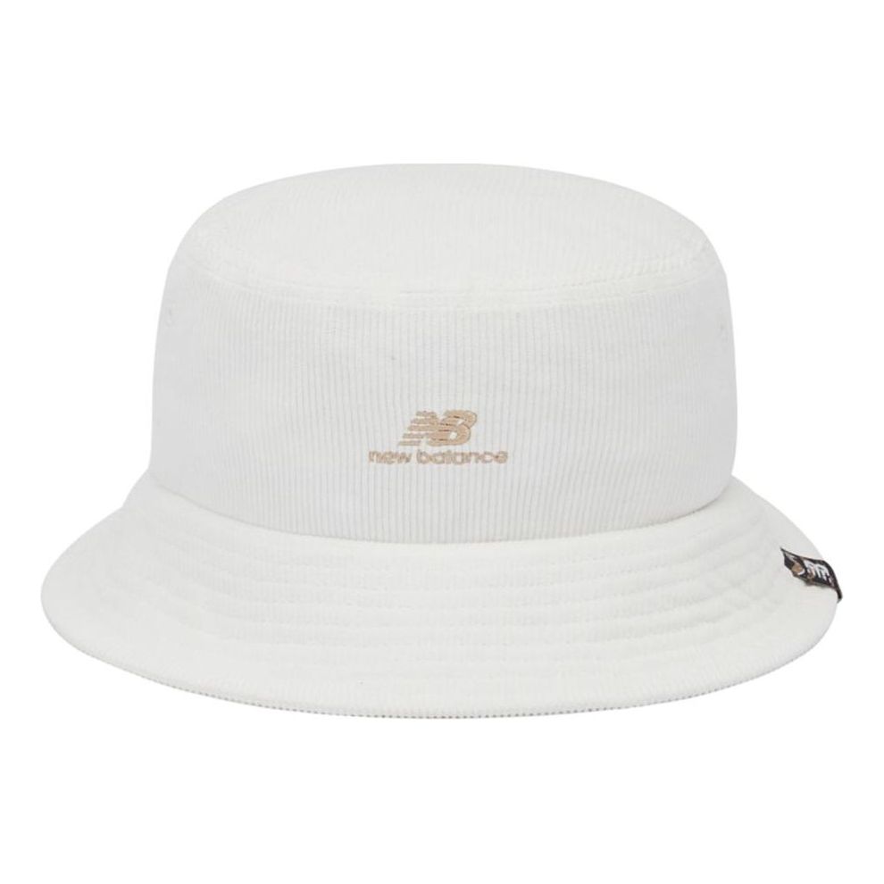 New Balance NB Logo Corduroy Bucket Hat 'White' LAH21005-RSI