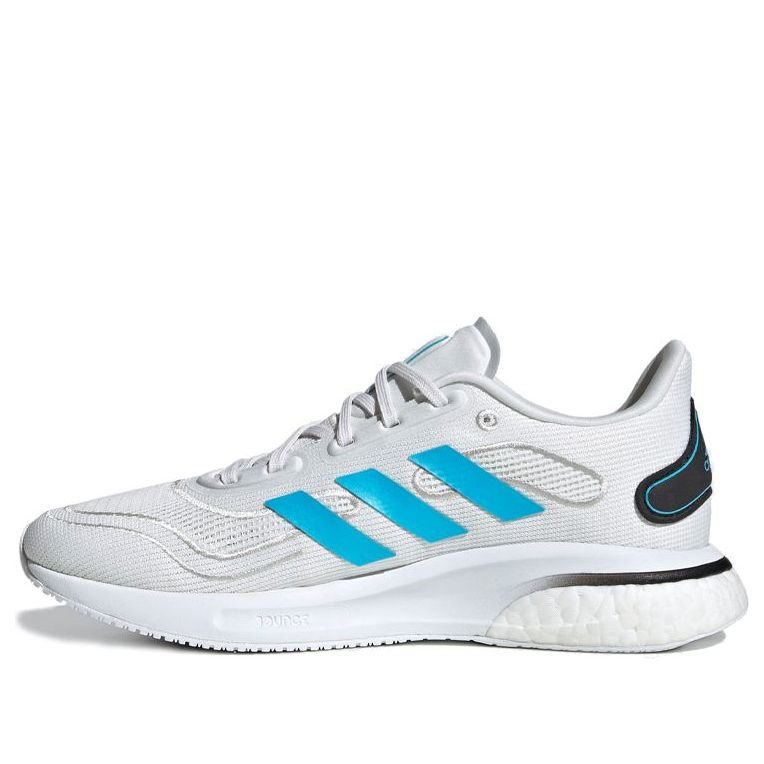 (WMNS) adidas Supernova 'White Signal Cyan' FW0705