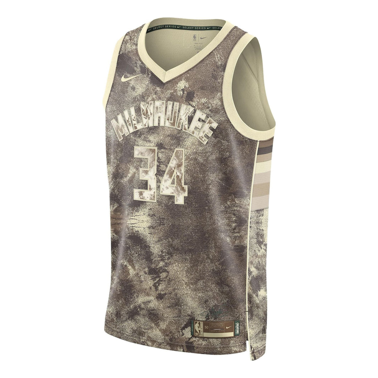 قميص Nike Dri-FIT NBA Swingman 2022/23 Select Series 'Milwaukee Bucks Giannis Antetokounmpo' FD4095-280
