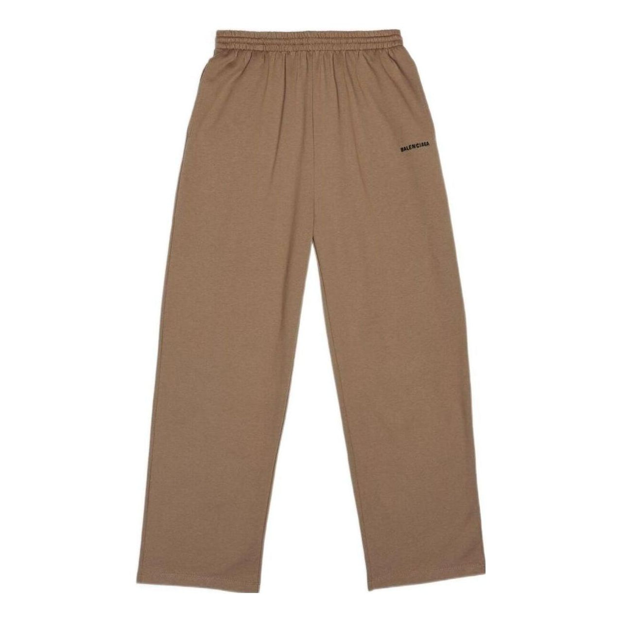 Balenciaga Embroidered Logo Cotton Jogging Pants 'Brown' 674594TMVF57761