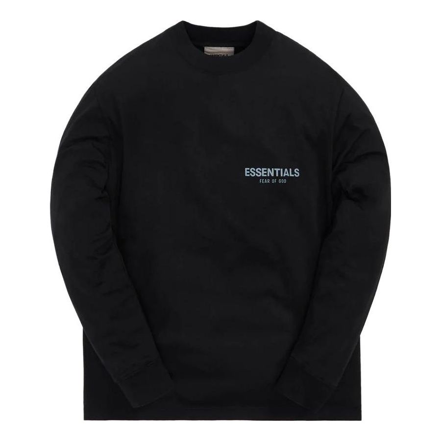 KITH Essentials Long Sleeve Tee 'Stretch Limo' E125SU212080F-BLK
