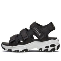 (GS) Skechers D'lites Shoes 'Black White' 998213L-BLK
