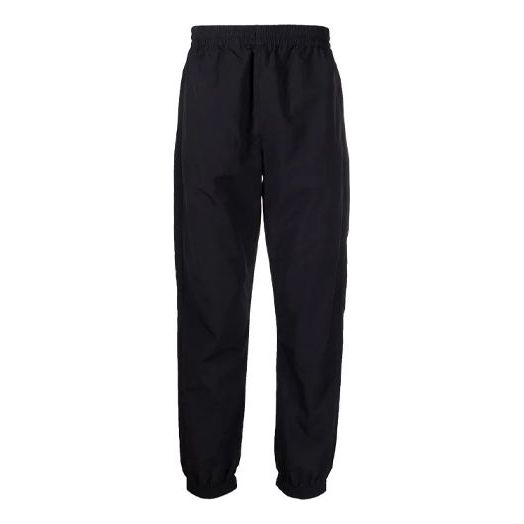 Men's Off-White FW21 Solid Color Casual Long Pants/Trousers Loose Fit Black OMCA164F21FAB0021010