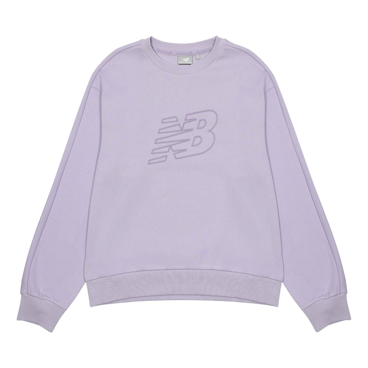 (WMNS) New Balance Logo Sweatshirt Asia Sizing 'Purple' 5CC39752-DV