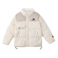 New Balance Winter Windproof Outdoor Down Jacket 'White Black' NPA44013-IV