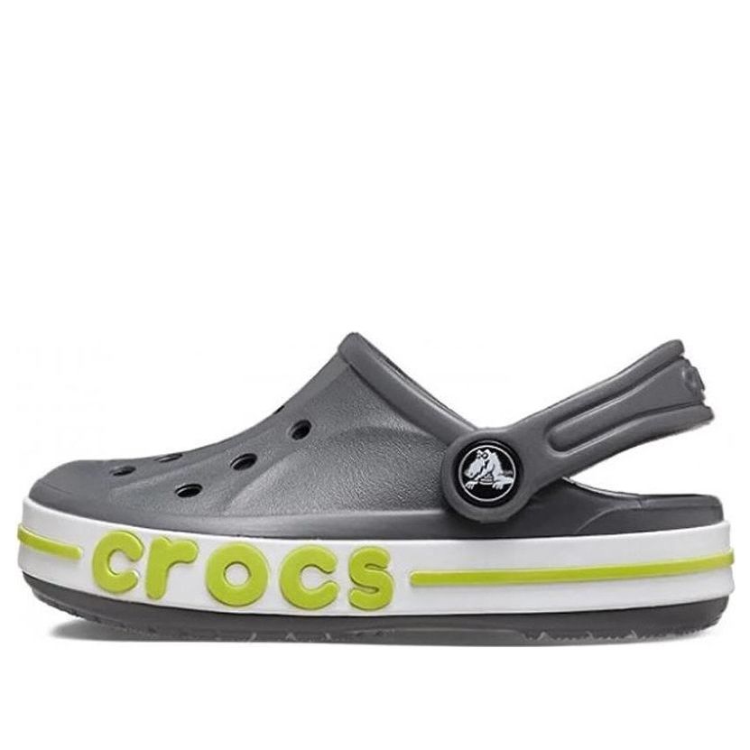 (GS) Crocs Bayaband Clog 'Grey Lime Punch' 207019-0GX
