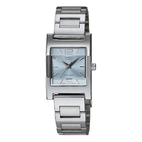 CASIO Stainless Steel Strap Quartz Waterproof Blue Dial Blue Analog LTP-1283D-2A