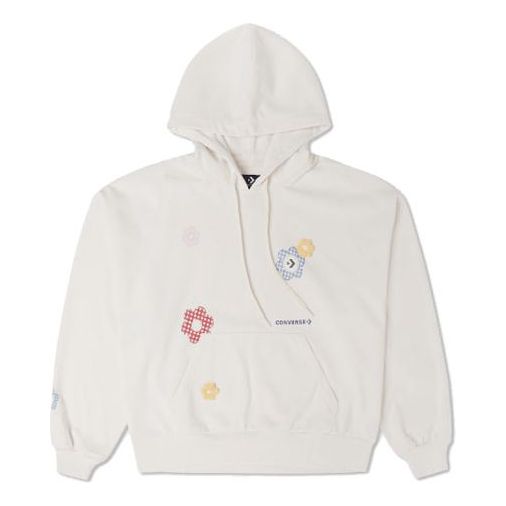 (WMNS) Converse Flora Hoodie 'Egret' 10025521-A01