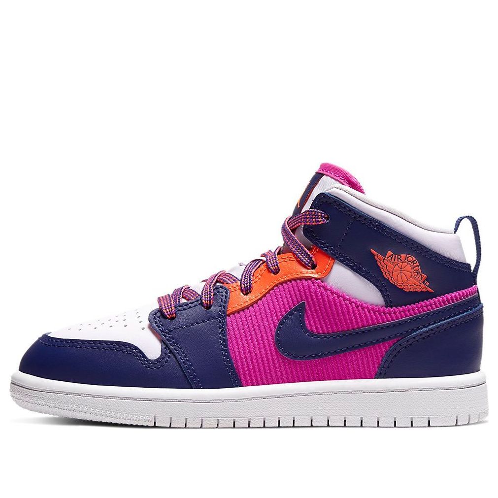 (PS) Air Jordan 1 Mid 'Fire Pink' 640737-602