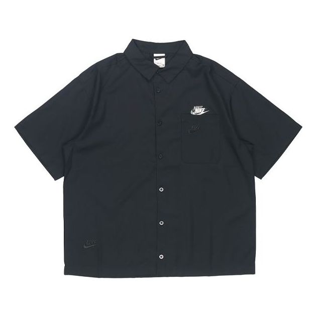 Nike limited Athleisure Casual Sports Short Sleeve Breathable Shirt Black DM7925-010