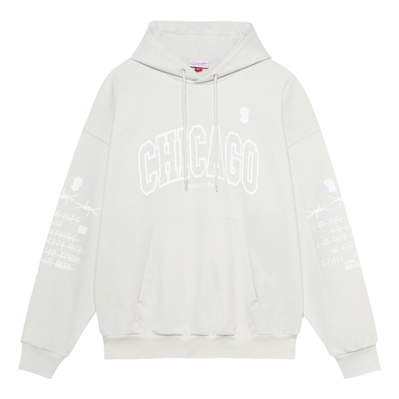Mitchell & Ness x NBA Chicago Bulls Hoodie 'Grey' MNJYFWF22007-GRAY
