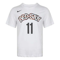 Nike Dri-FIT NBA 19-20 Brooklyn Nets 11 Irving Tee White BV8746-100