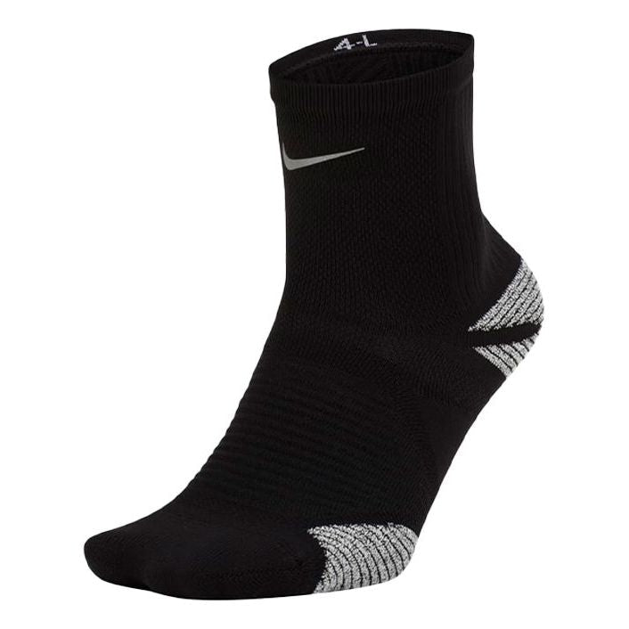 Nike Logo Running Racing Casual Sports Socks Couple Style One Pair Black SK0122-010