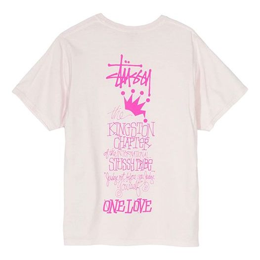 Stussy Kingston Tee Short Sleeve Unisex Pink 1904440