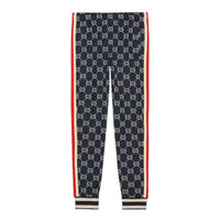 Gucci GG Jacquard Jogging Trousers For Men Blue 496920-X9V05-4245