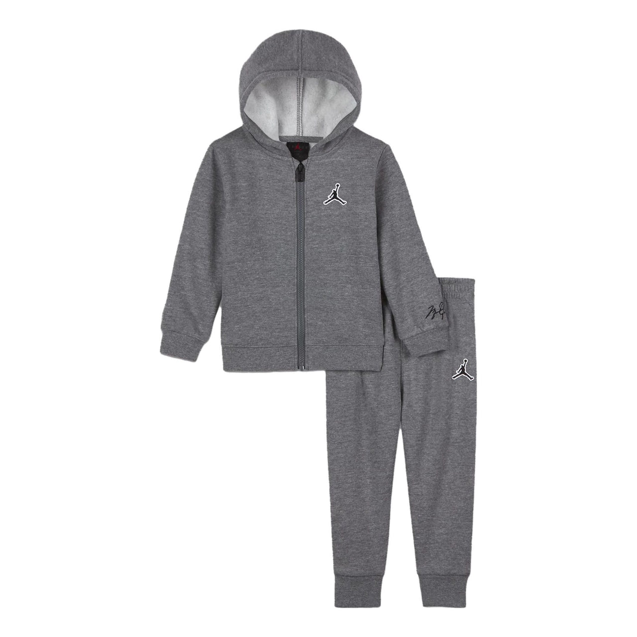 (GS) Air Jordan Fleece Set 'Grey' 65A744-GEH