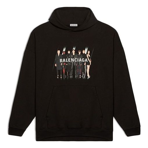 BALENCIAGA Real Balenciaga Large Fit Black 620947TIVA21000