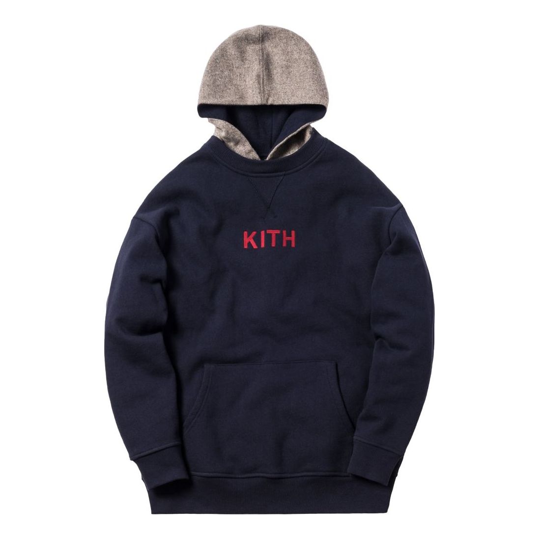 KITH x Bergdorf Goodman Classic Logo Williams 2 Hoodie 'Navy' KH-FW18-005