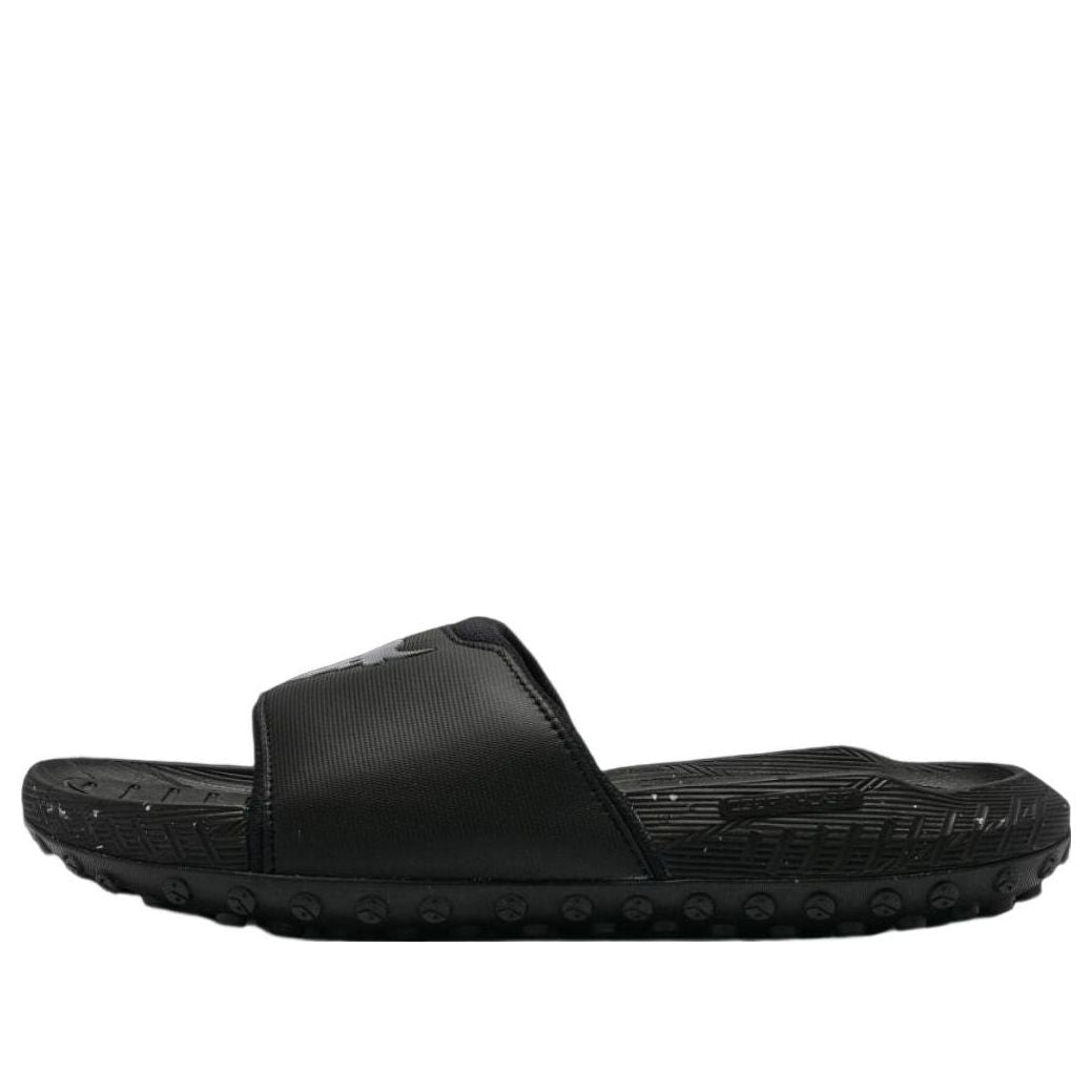 حذاء Under Armour Project Rock 3 Slide "أسود رمادي داكن" 3026034-001