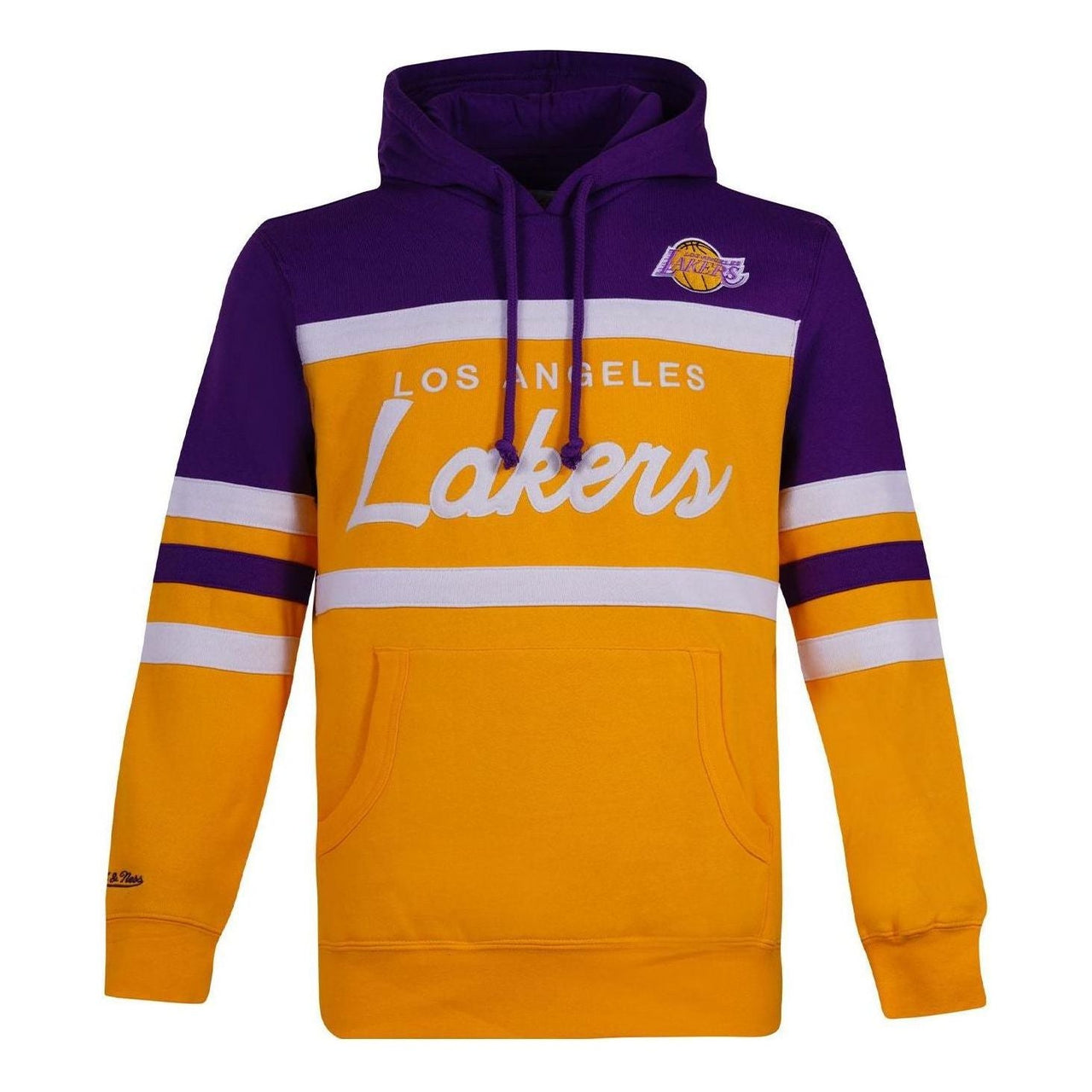 Mitchell & Ness x NBA Los Angeles Lakers Head Coach Hoodie 'Yellow Purple' FPHDSC19029-LALGDPR