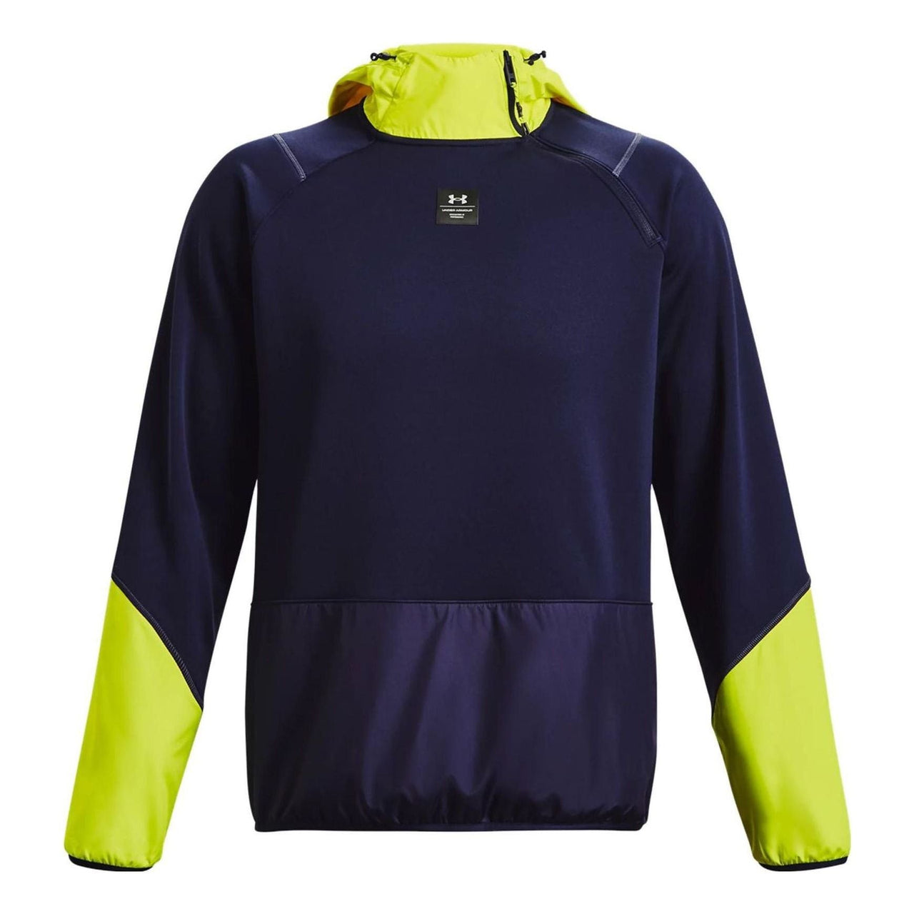 Under Armour Rush Fleece Hoodie 'Navy Lime' 1373809-410