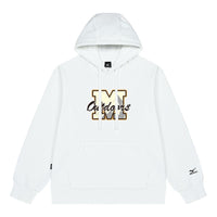Mizuno Logo Print Hoodie 'White' A2CA2A39