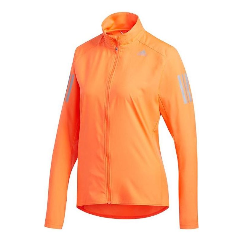 (WMNS) adidas Zipped Jacket 'Orange' EJ8572