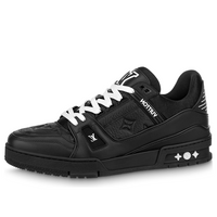 LOUIS VUITTON Trainer Sneakers 'Black Monogram' 1AARER