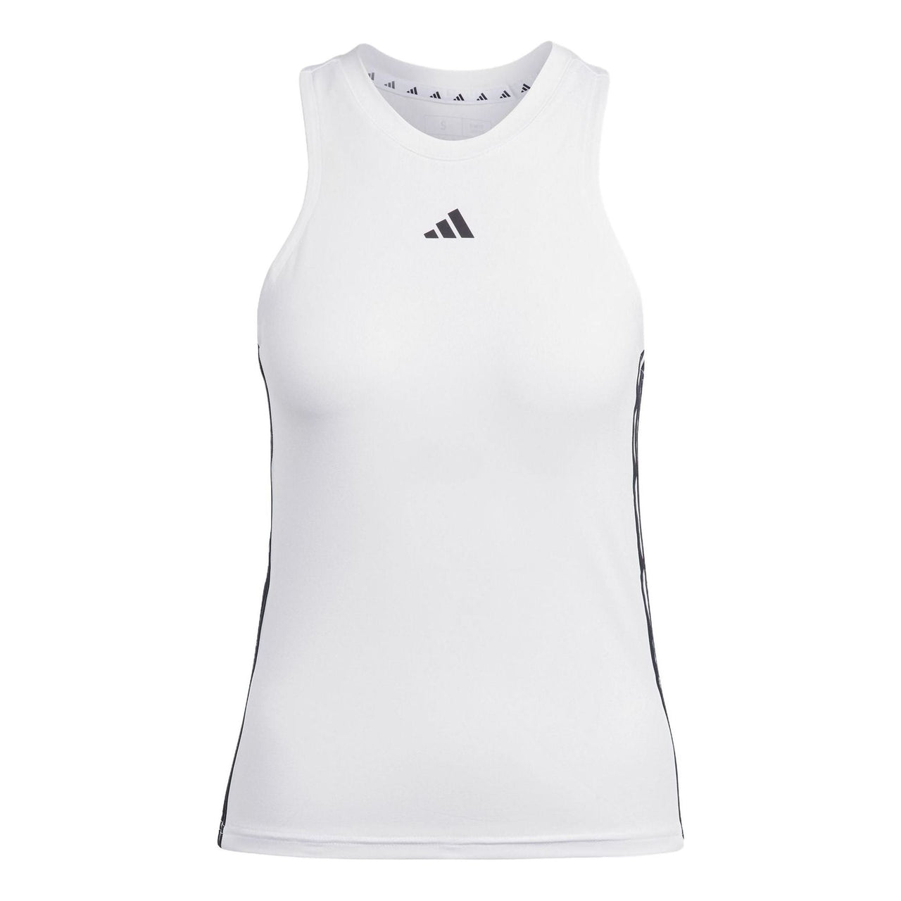 (WMNS) adidas Aeroready Train Essentials Regular 3-Stripes Tank Top Asia Sizing 'White black' HT9514