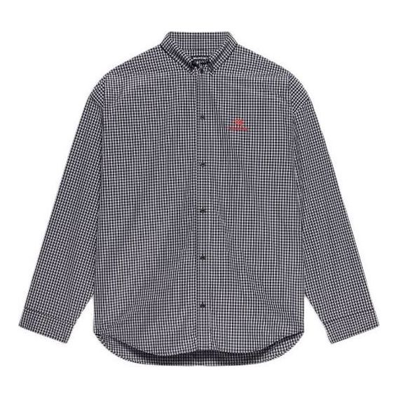Balenciaga Sporty B Cosy Shirt 'Black White' 681004TLM111070