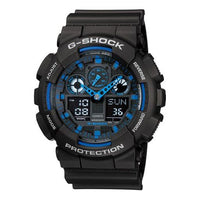 CASIO G-Shock Analog-Digital 'Black Blue' GA-100-1A2D