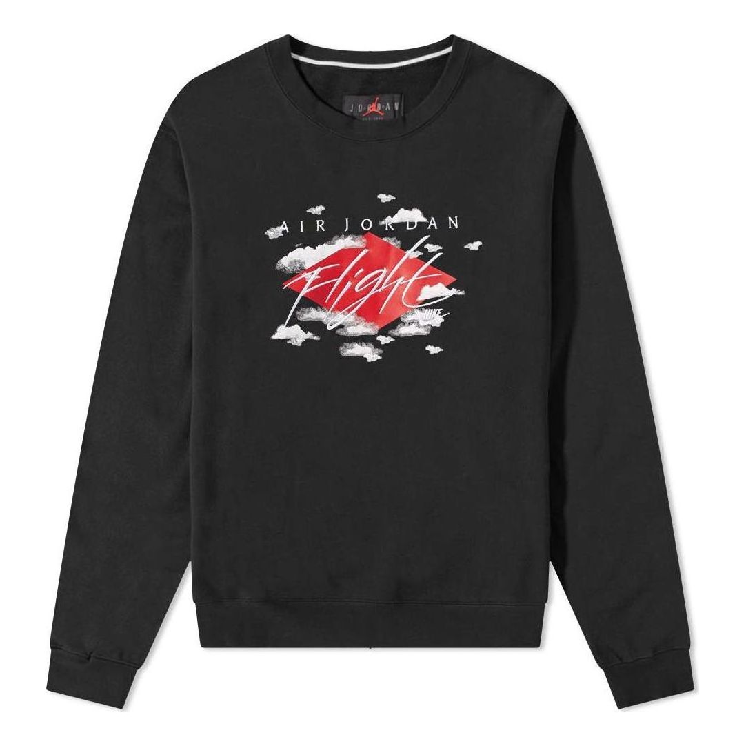Air Jordan Flight Retro Crew Sweat 'Black' DH9035-010