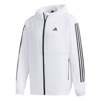 adidas Must Haves 3-Stripes Windbreaker - White GF3964