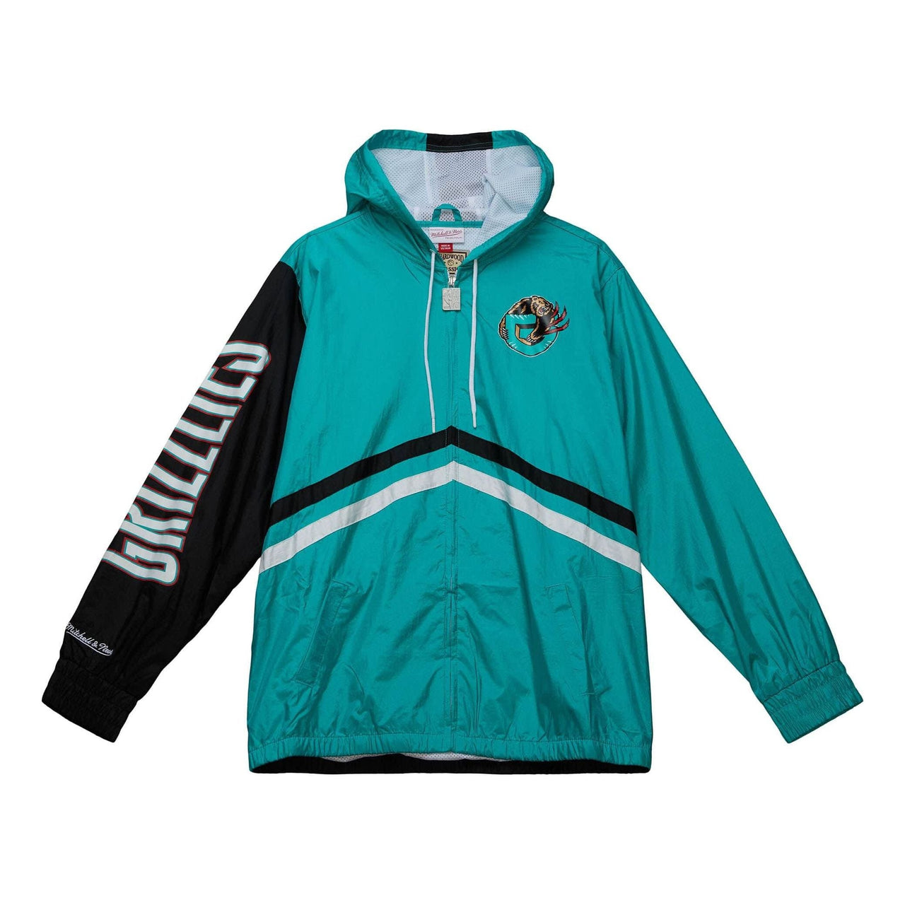 Mitchell & Ness x NBA Grizzlies Undeniable Full Zip Windbreaker Jacket 'Teal' OJZP3409-VGRYYPPPGRTL