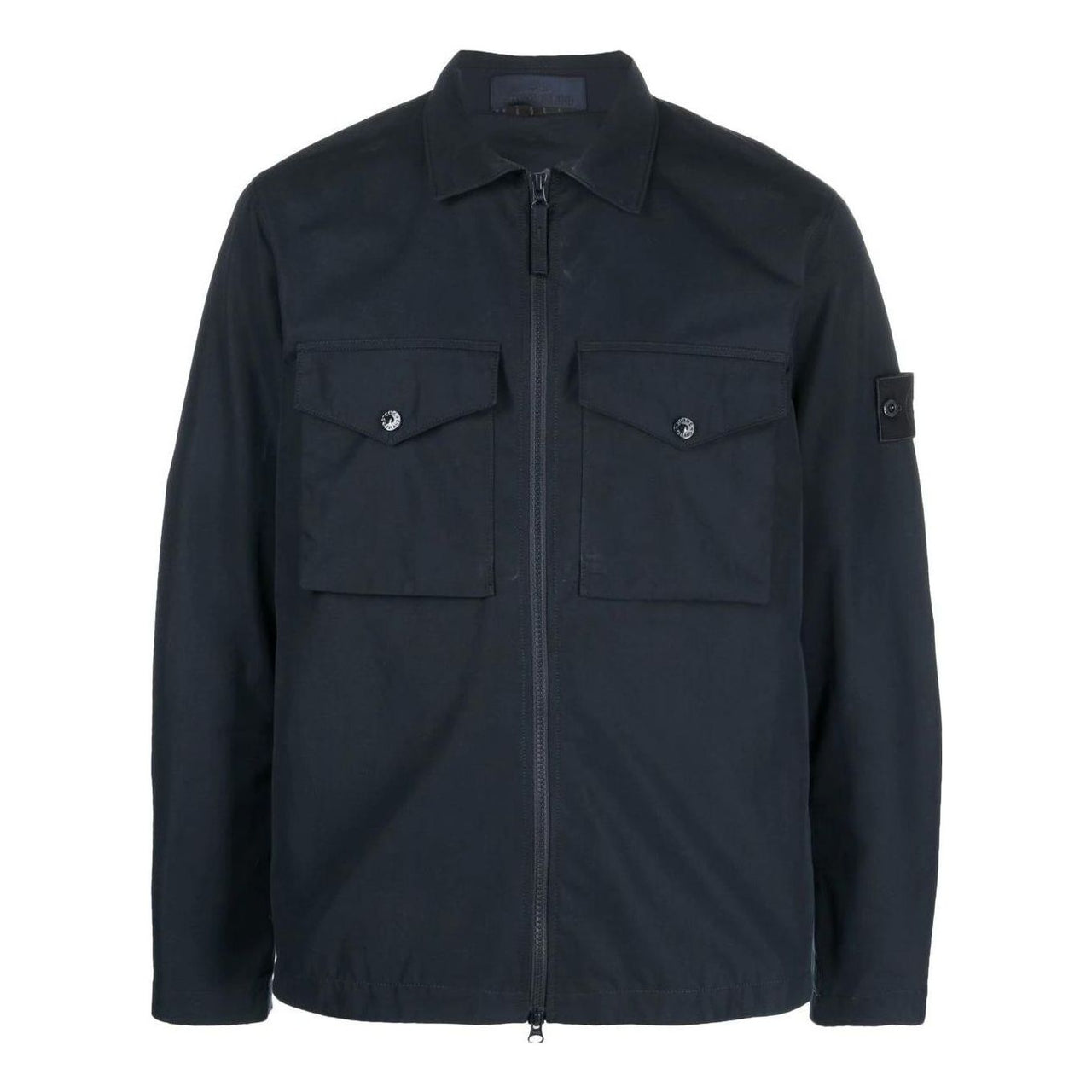 STONE ISLAND Ghost Overshirt 'Navy' 7715116F1-V0020