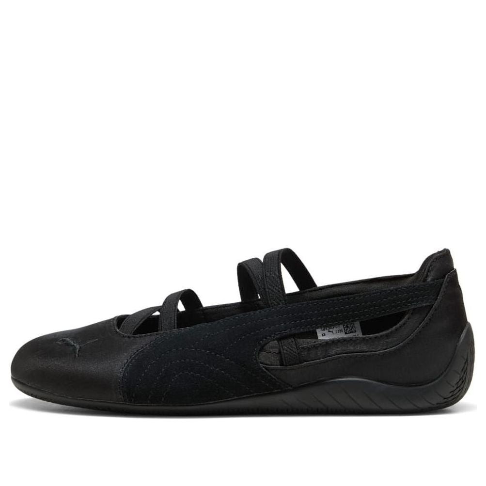 (WMNS) PUMA Speedcat Ballet 'Black Cool Dark Grey Satin' 404383-01