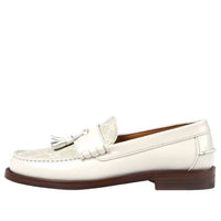 (WMNS) Gucci GG Supreme tassel loafers 'White' 694866-17X50-9071