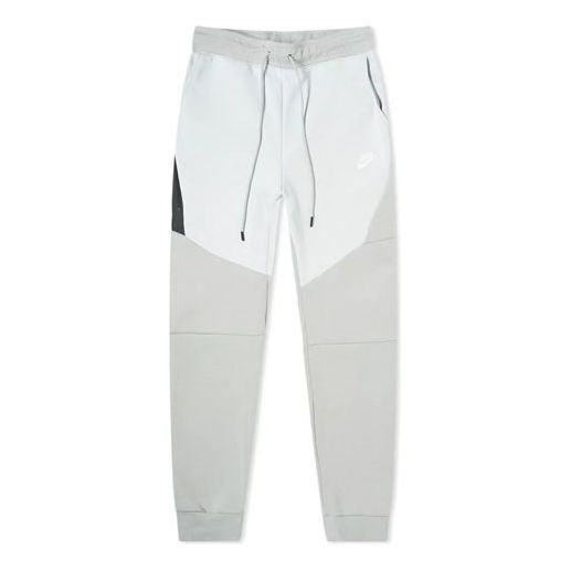 Nike Sportswear Tech Fleece Jogger Cone Sports Drawstring Casual Pants Gray 805162-077