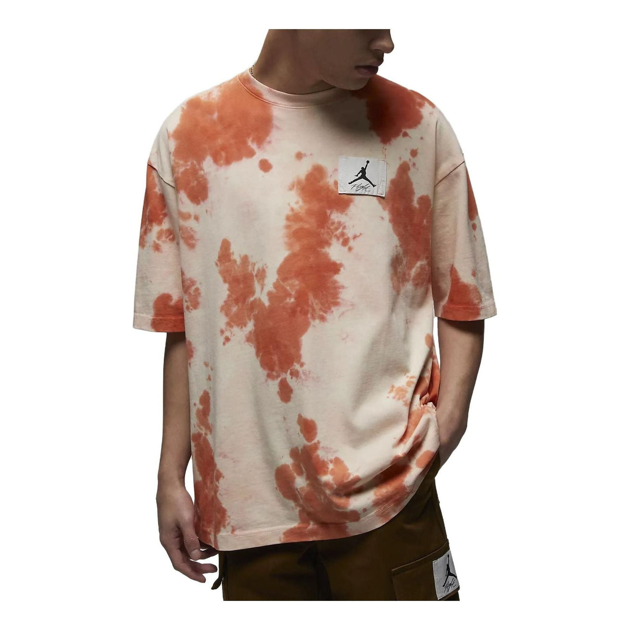 Air Jordan Essentials Oversized Graphic T-Shirt Asia Sizing 'Orange' DX9584-111