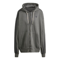 (WMNS) adidas Adilenium Oversized Full-Zip Hoodie 'Grey' IV9334