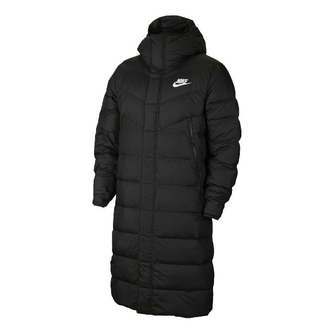 Nike Sportswear Down-Fill Windrunner Stay Warm Casual hooded down Jacket Black CU0280-010