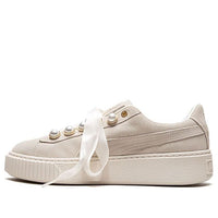 (WMNS) PUMA Suede Platform Bling 'Beige' 366688-02